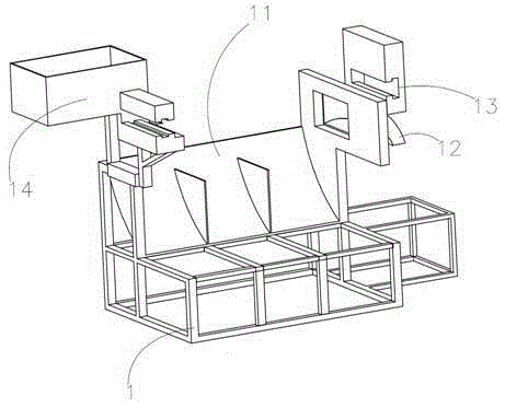 Tea grader with filter net cleaning mechanism