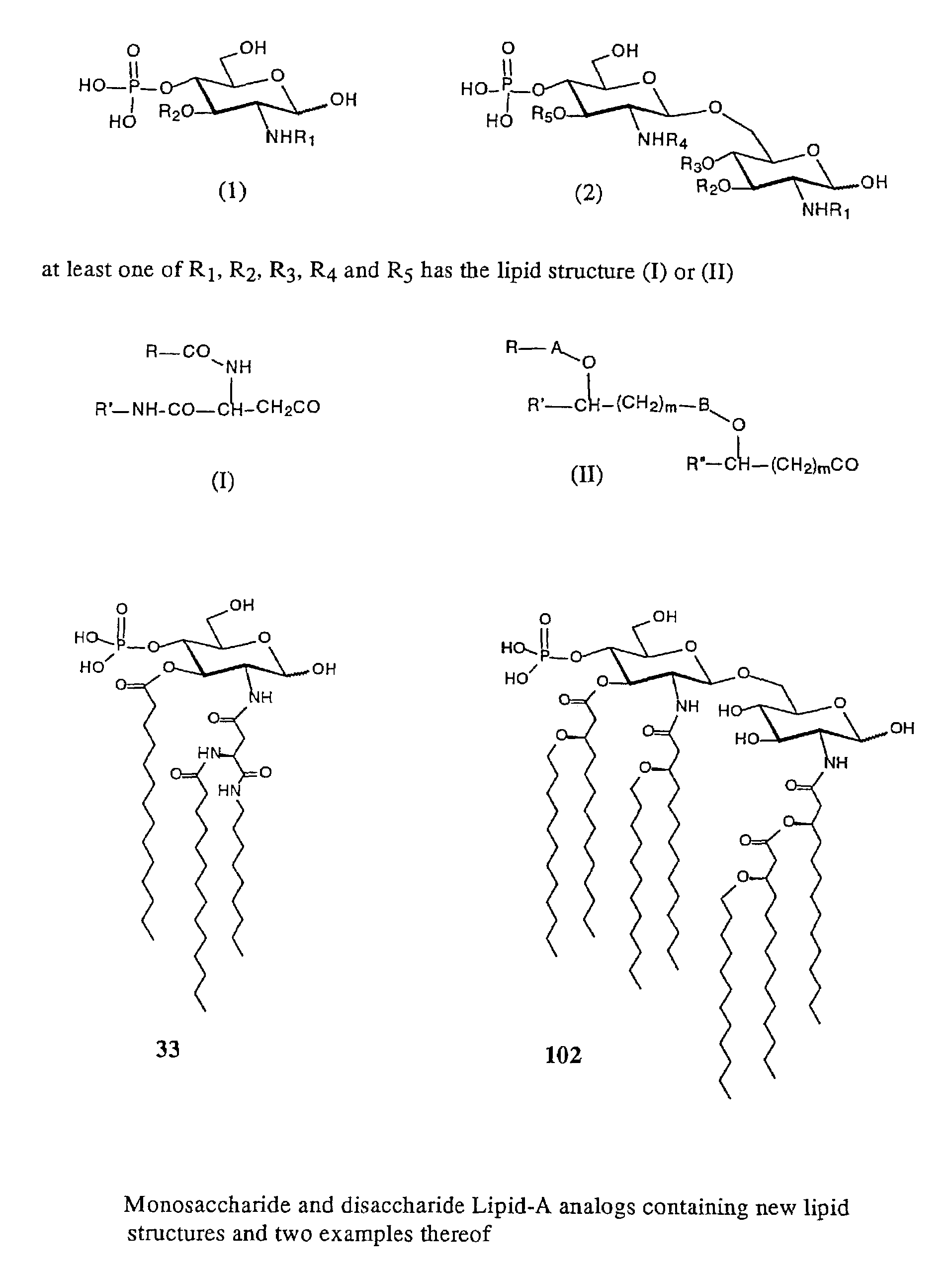 Synthetic lipid-a-analogs and uses thereof