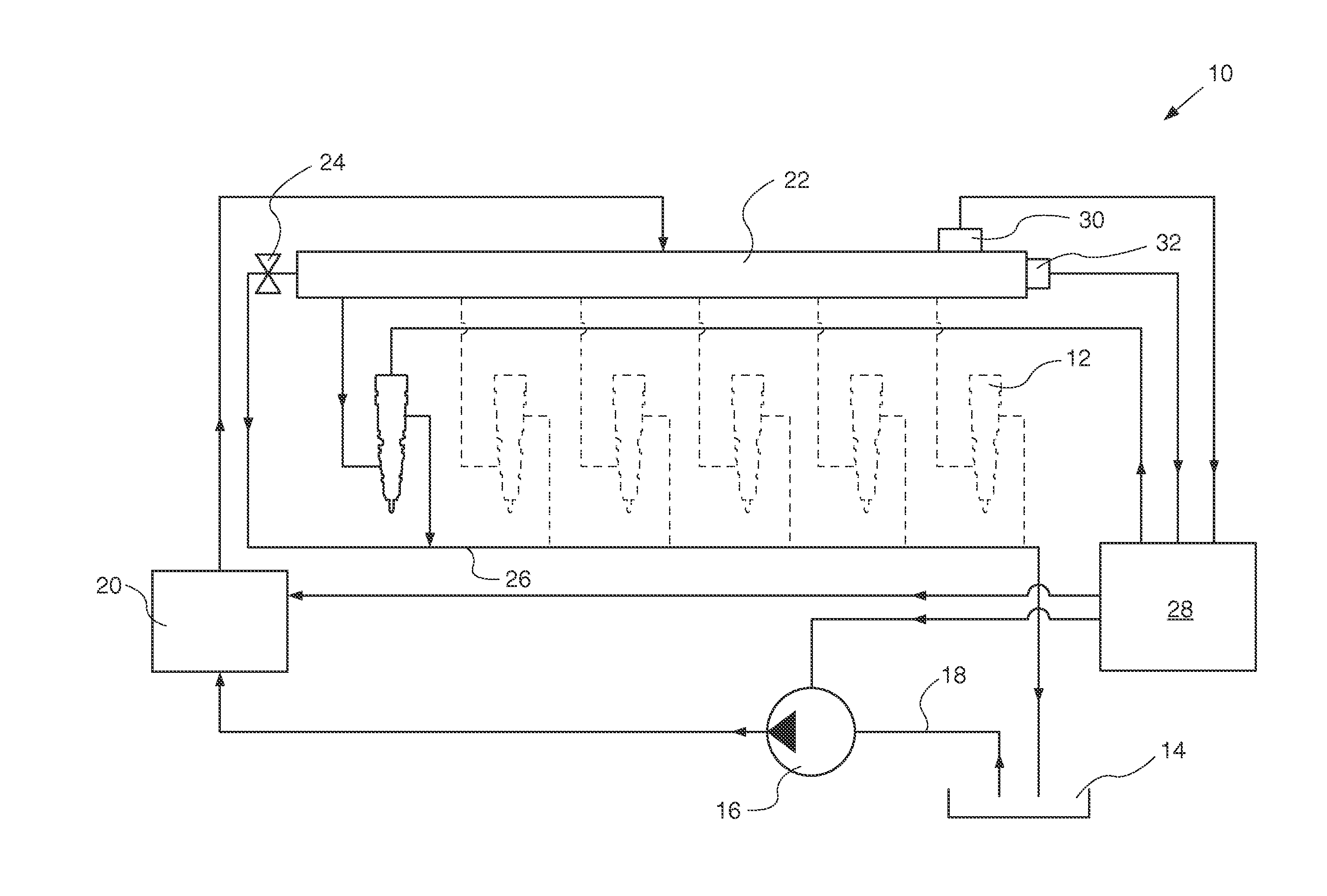 Fluid injector with back end rate shaping capability