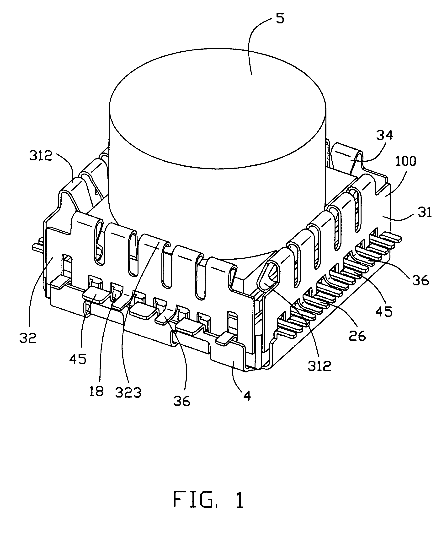 Shielded electrical connector with improved insulative housing