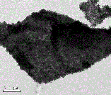 Method for preparing titanium dioxide nanosheet coated graphene anode material of lithium ion battery