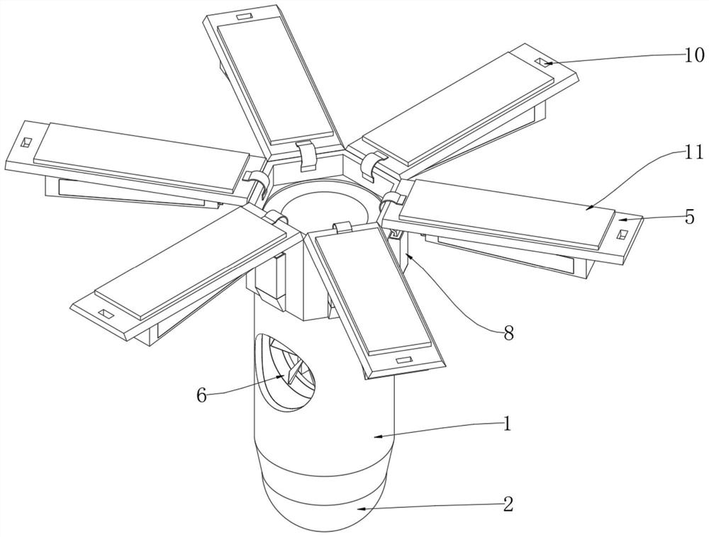 High-efficiency recyclable maritime search and rescue unmanned aerial vehicle