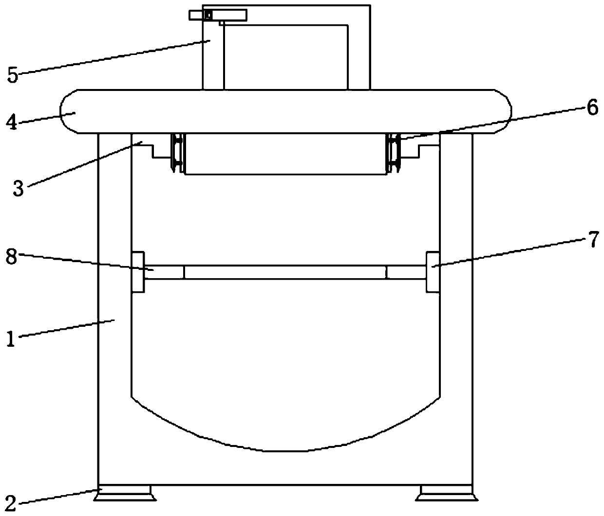 Aseptic tank for conveniently storing medical cotton swabs