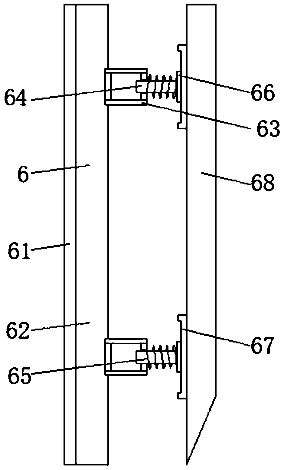 Aseptic tank for conveniently storing medical cotton swabs