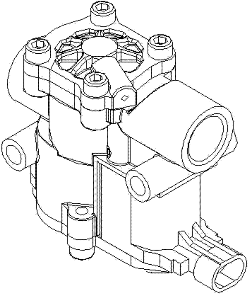 Pressure retaining valve used for automobile tire inflation and deflation system