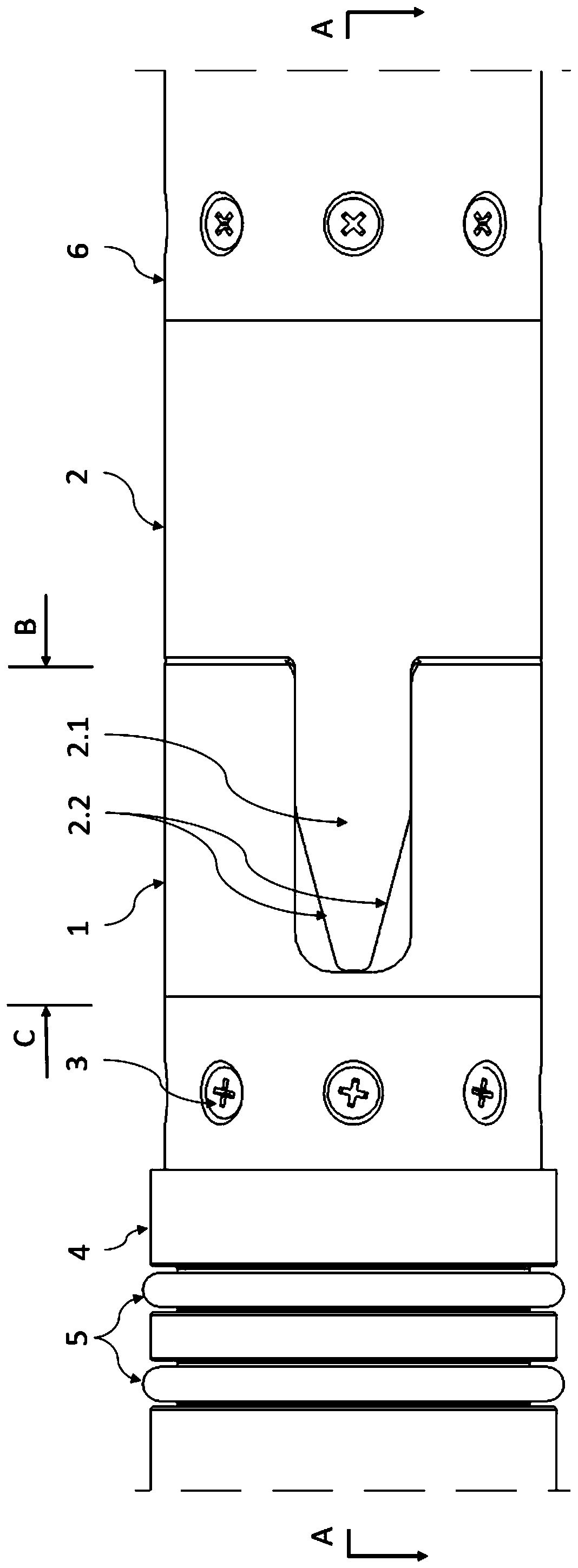 Multi-core direct-insert electric connection structure for while-drilling instrument