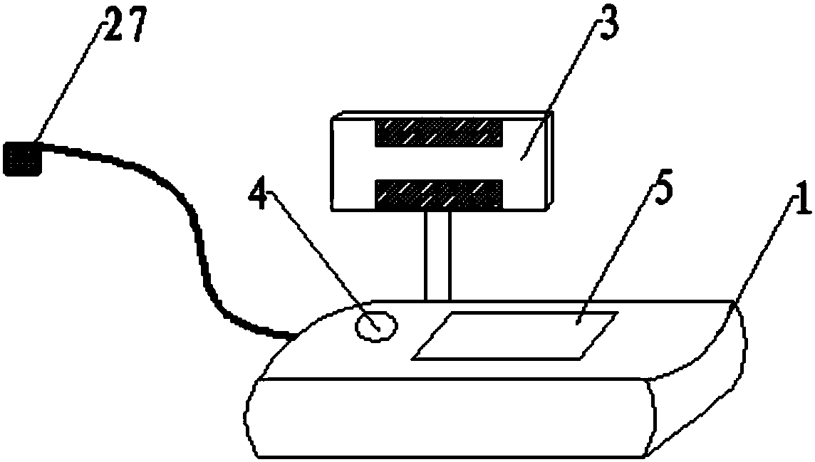 A wireless charging system for office and home desktop portable electronic devices