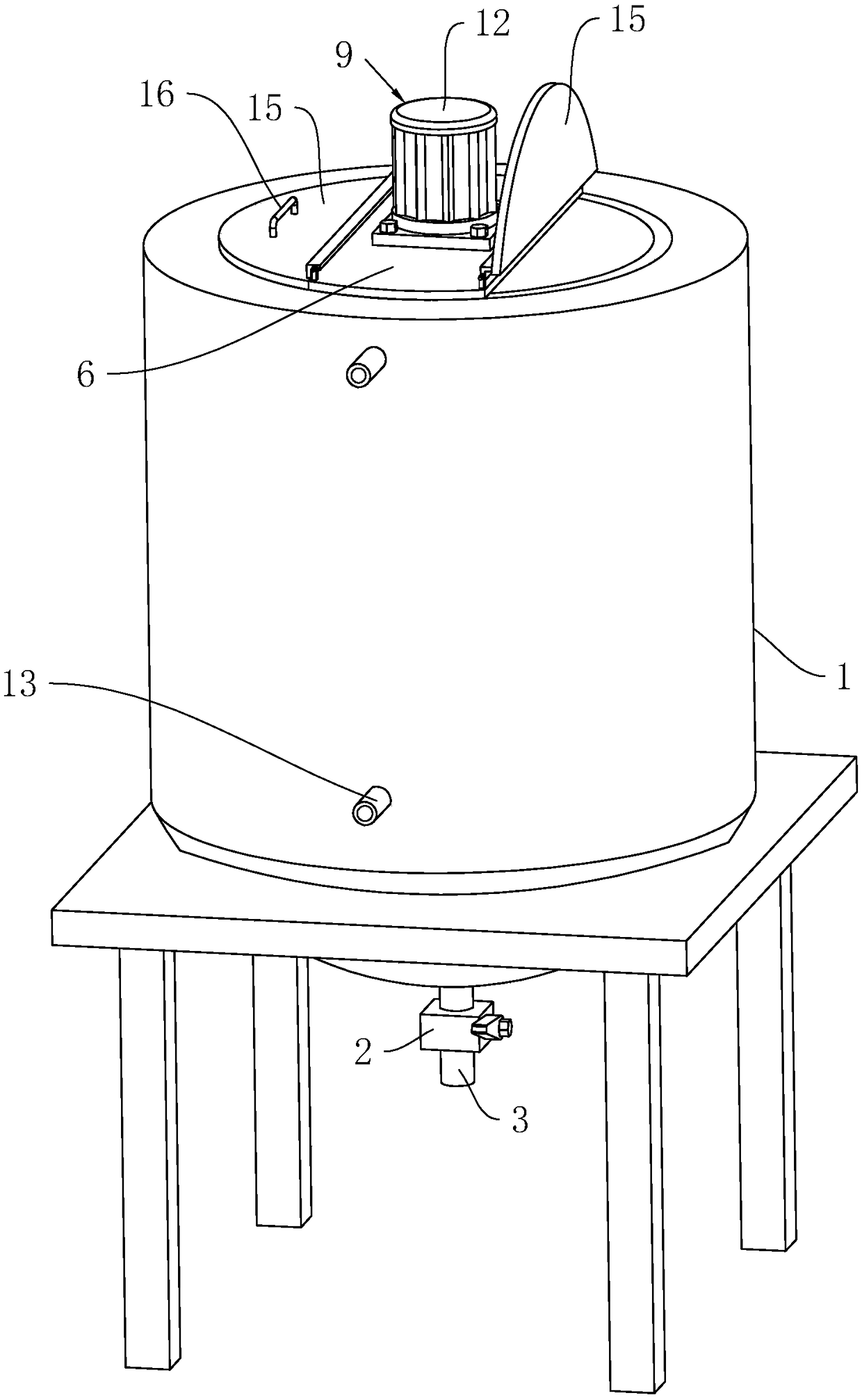 Blending bucket and method for preparing cold heading oil with same