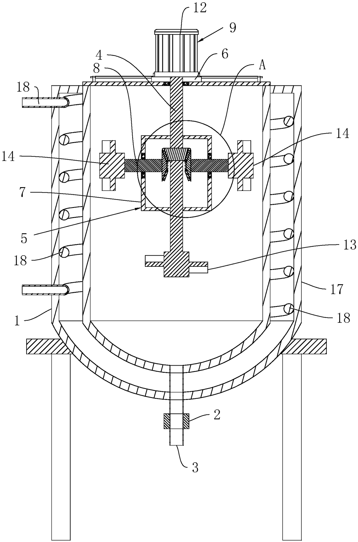 Blending bucket and method for preparing cold heading oil with same