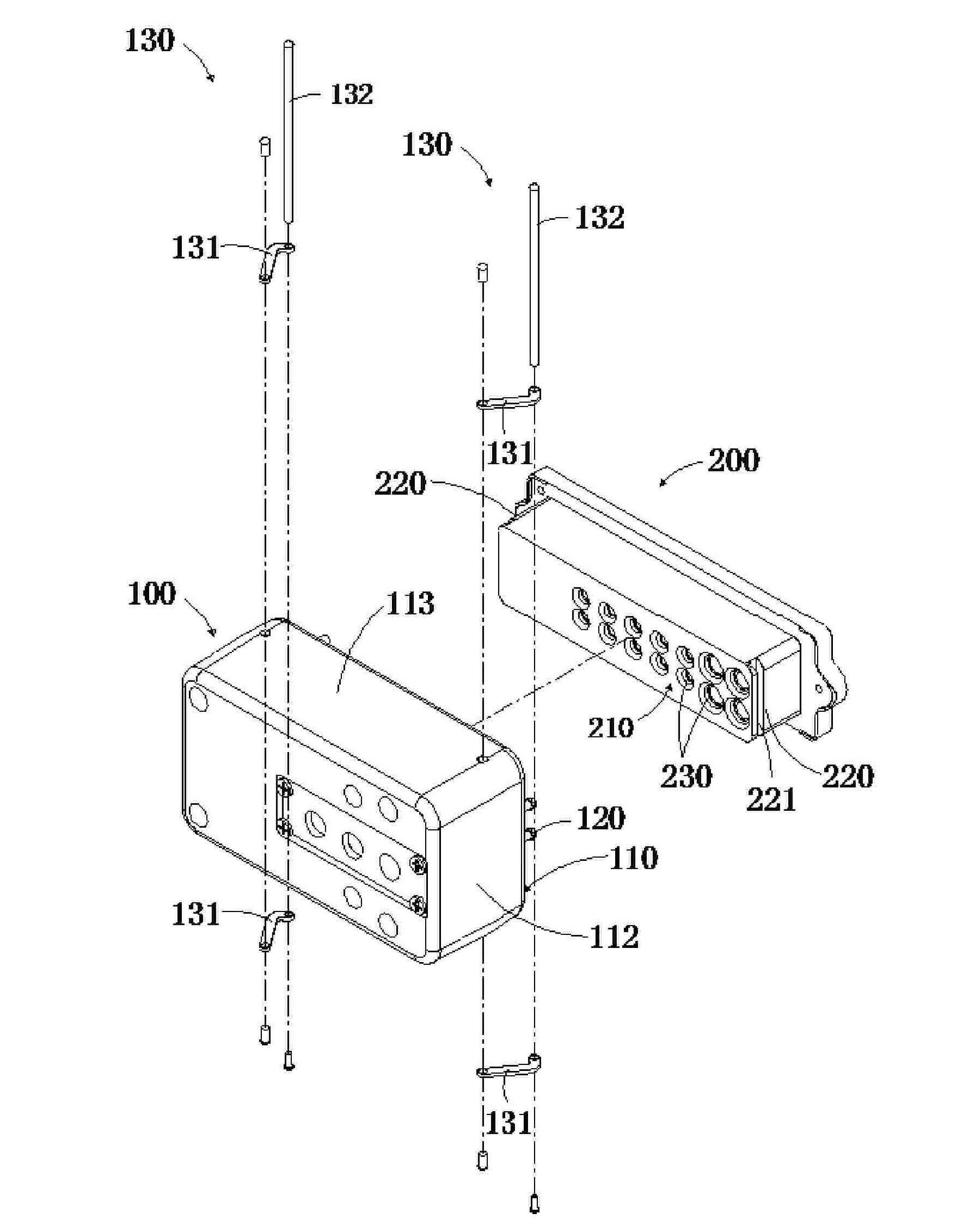 Electric connector and electric coupler assembly