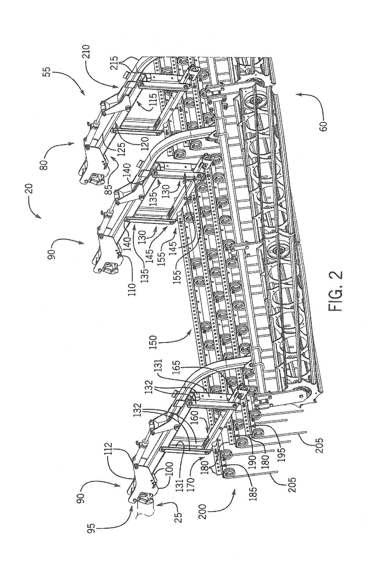 Agricultural Tillage Implement With Soil Finishing System Having Multiple Bar Harrow And Hydraulic Down Pressure For Finishing Tool