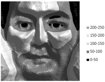 Partitioning human face recognition method based on weighted intensity PCNN model