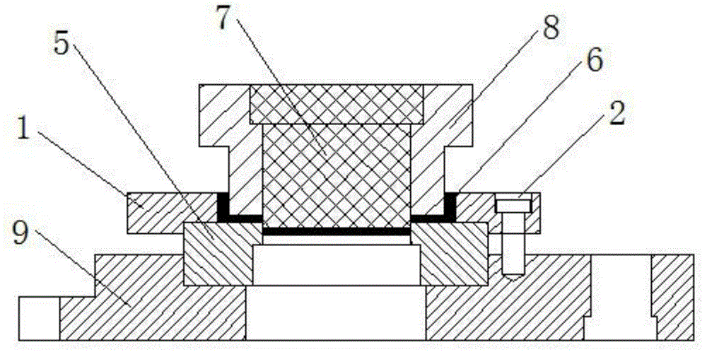 Cutting and flaring positioning plate