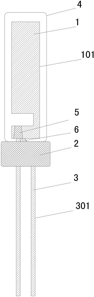 High-temperature resistant column crystal