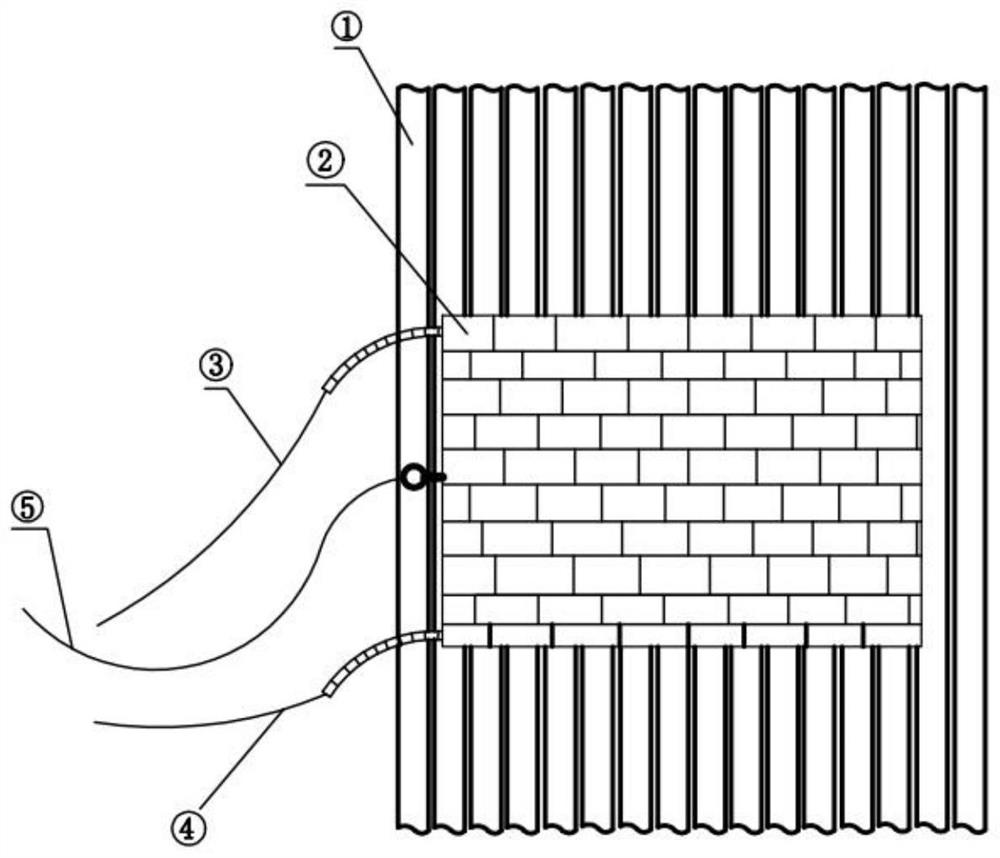 Molten salt heat absorber coating repairing method