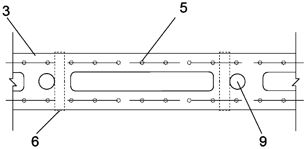 Landscape footpath suitable for hanging type monorail