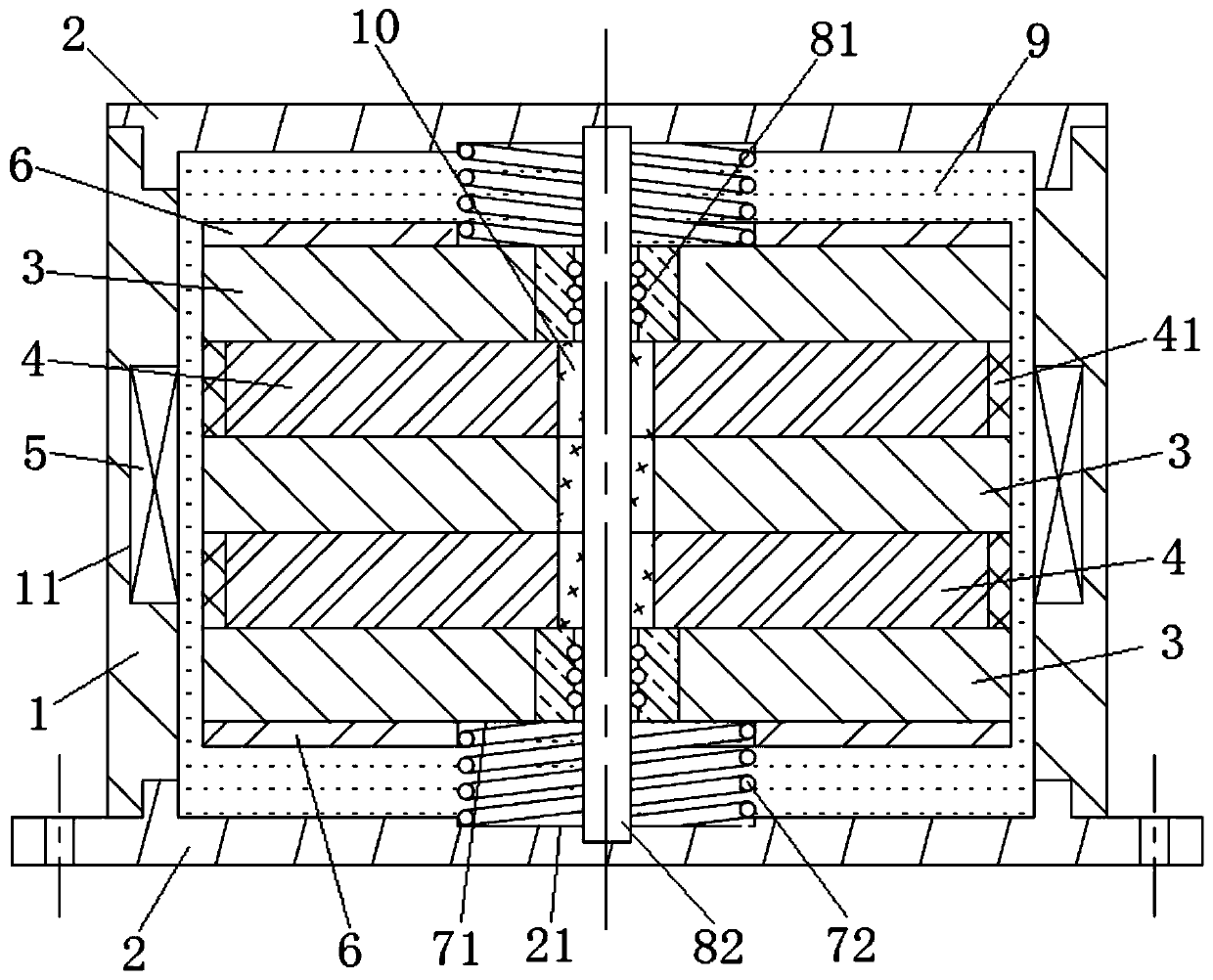 Modularized vibration absorber, vibration absorber module and machine tool