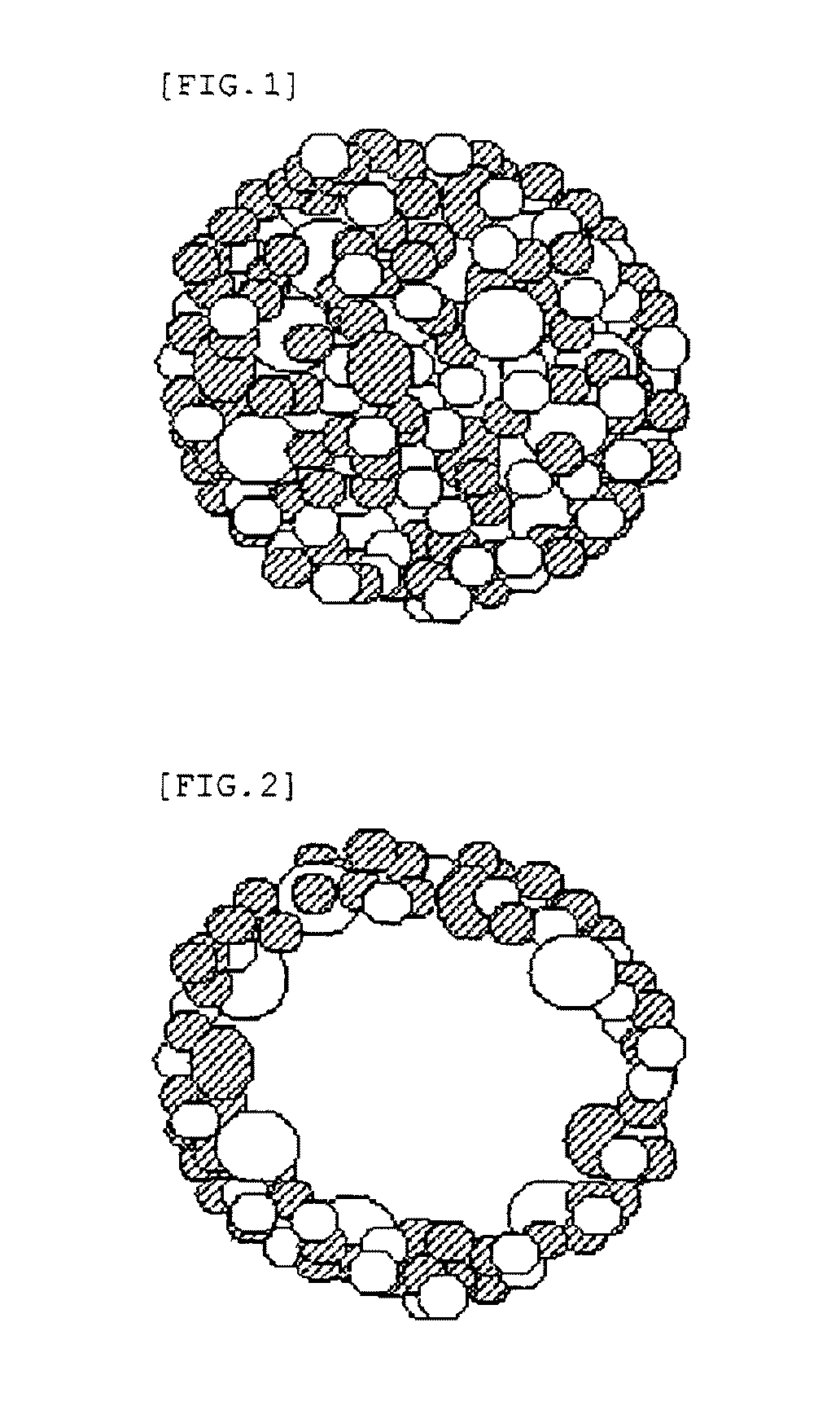 Composite particles for electrochemical element electrode