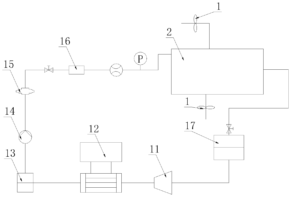 Heat management system of battery management system, and method