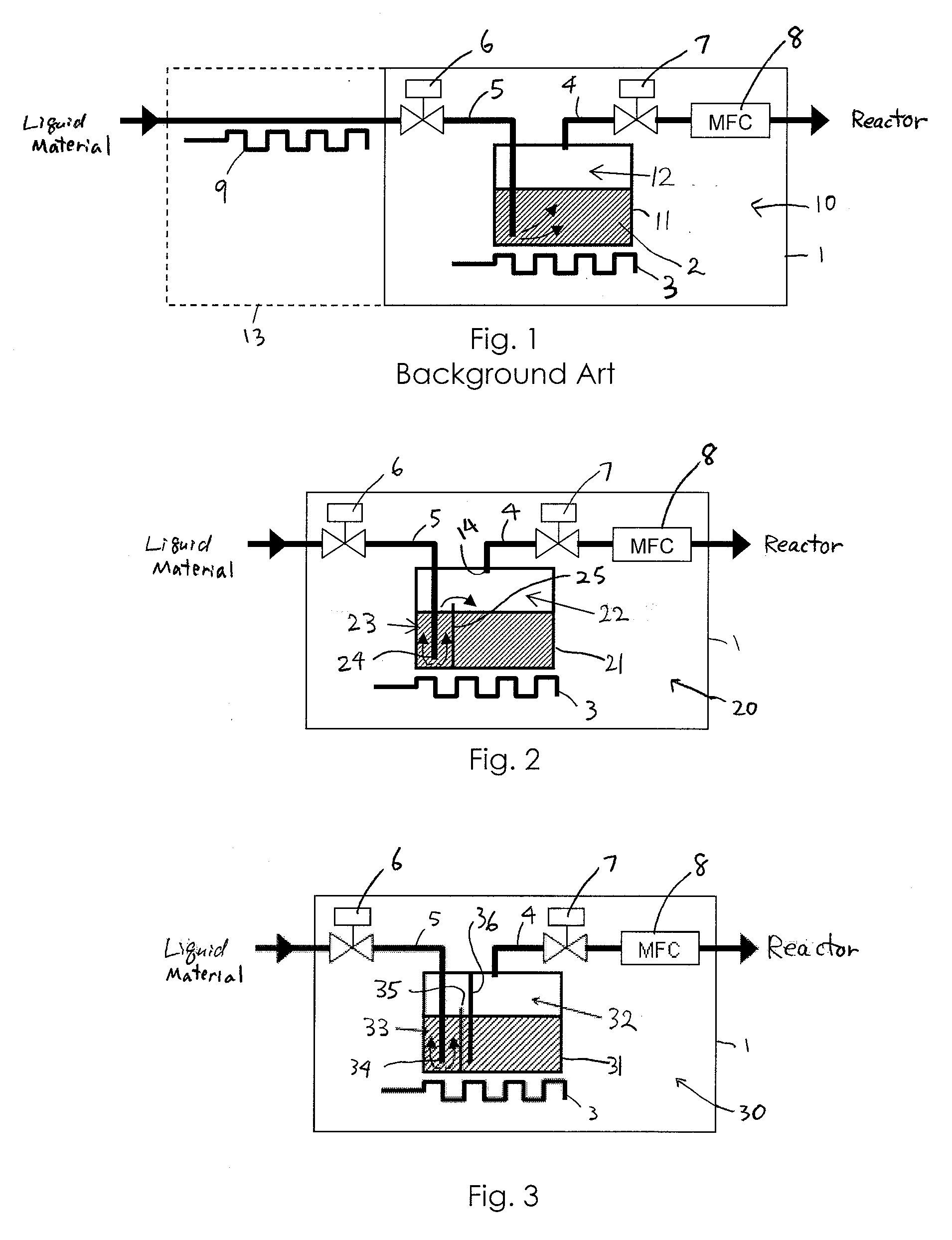 Liquid material vaporization apparatus for semiconductor processing apparatus