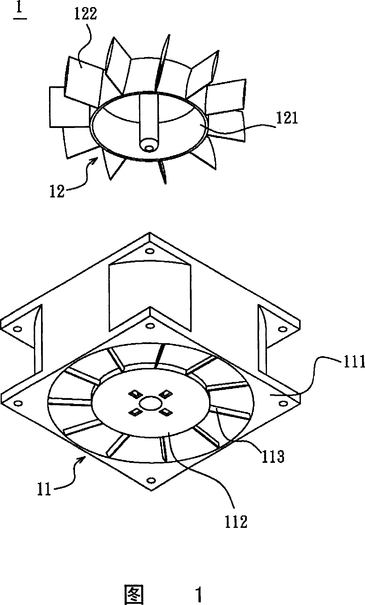 Fan and its flabellum