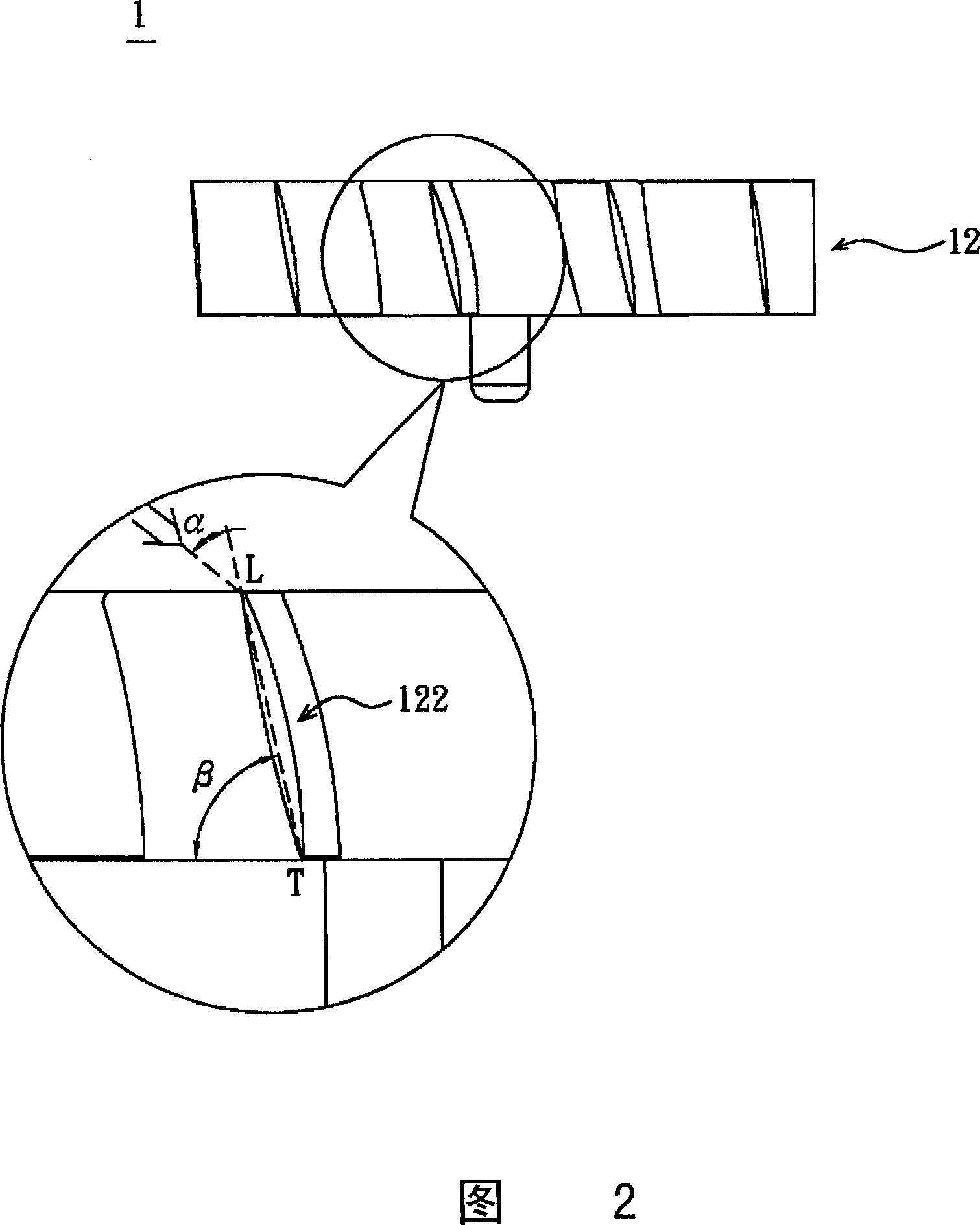 Fan and its flabellum