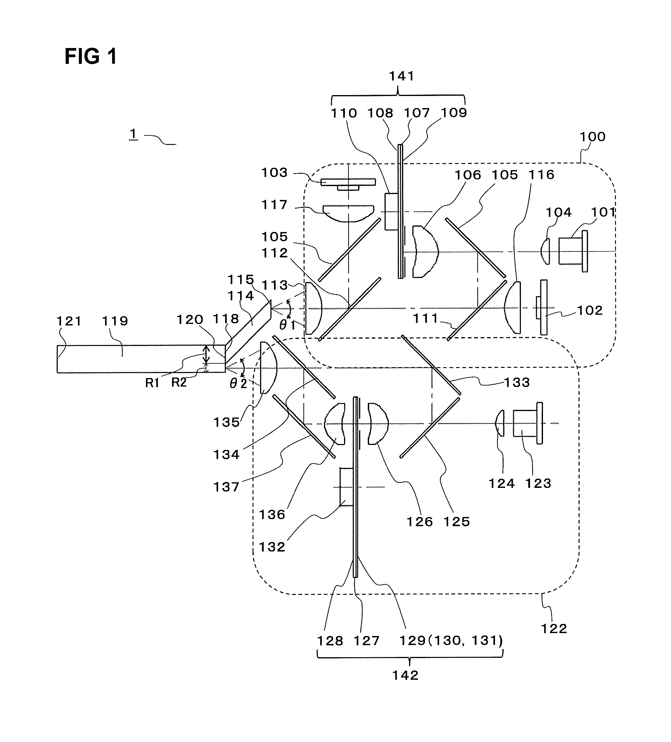 Lighting device and projection type image display apparatus using the same