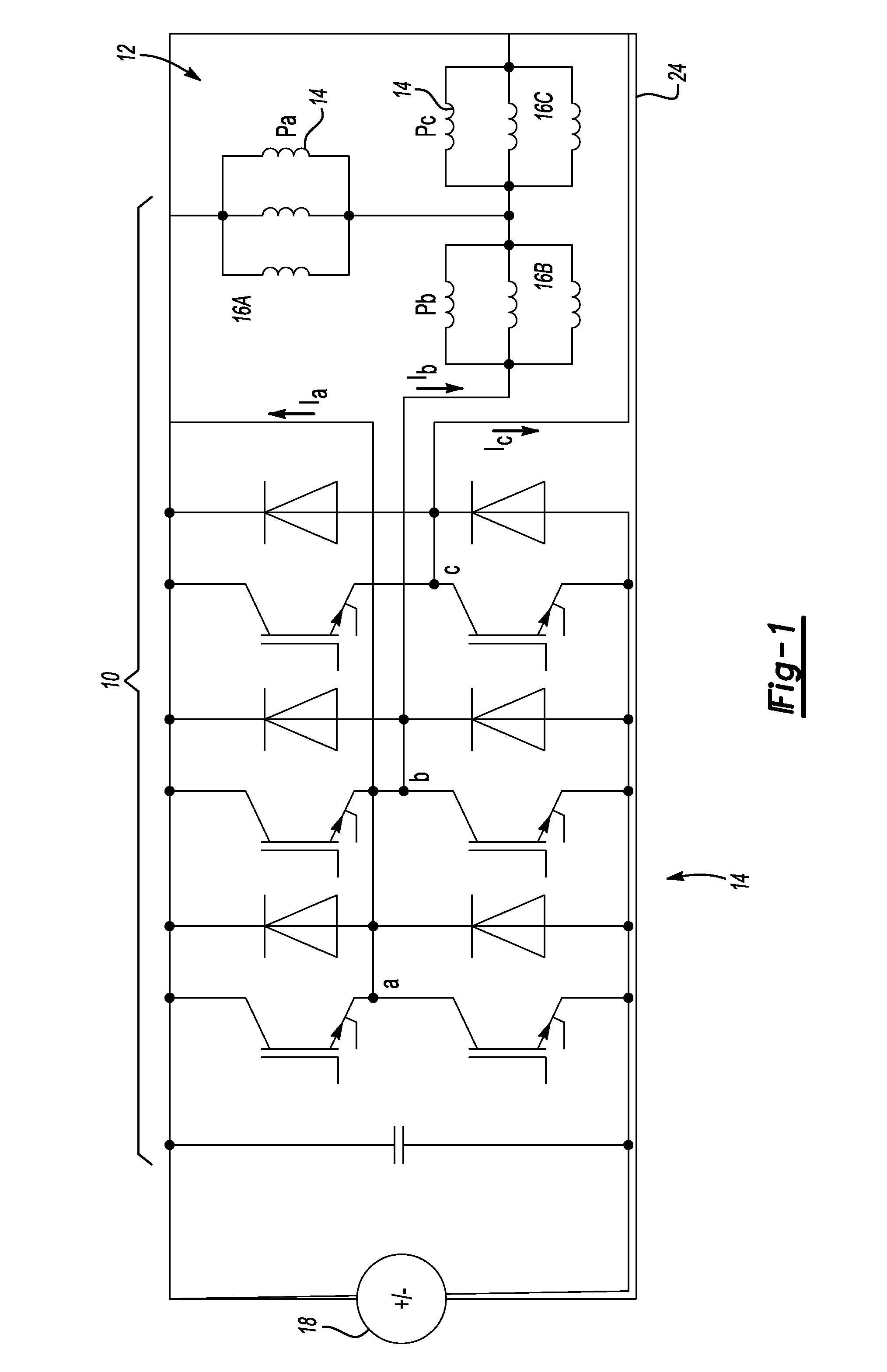 Motor phase winding fault detection method and apparatus