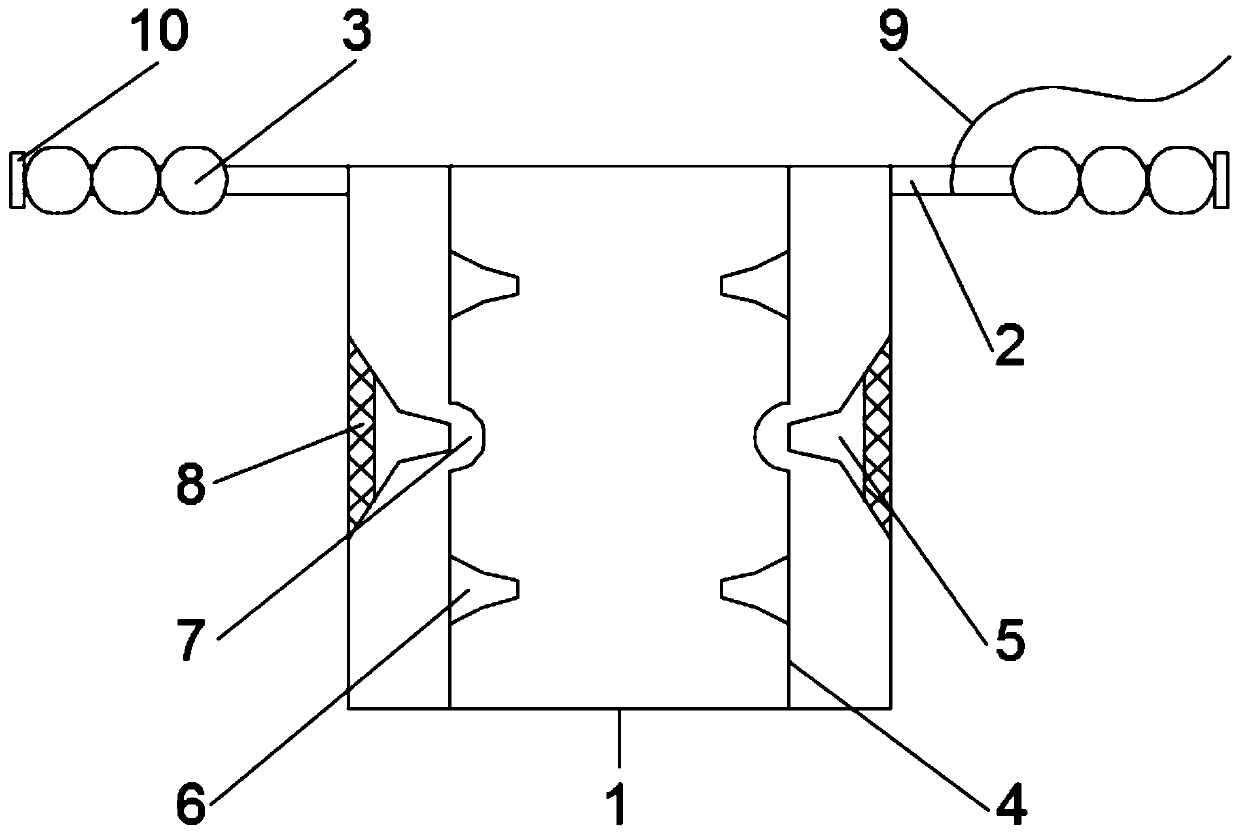 Auxiliary device for collecting aquatic insects