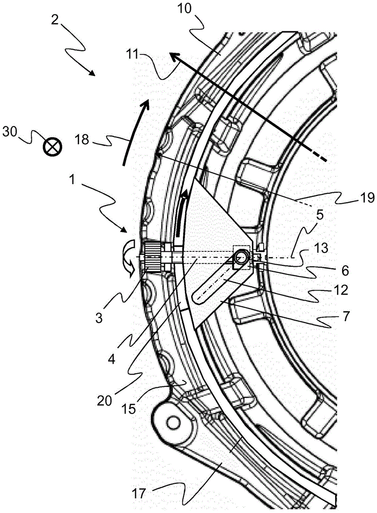 Compensation adjustment device for friction clutch