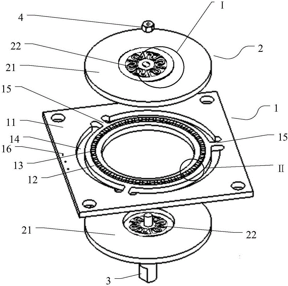Ultrasonic motor with multiple axially laminated stators