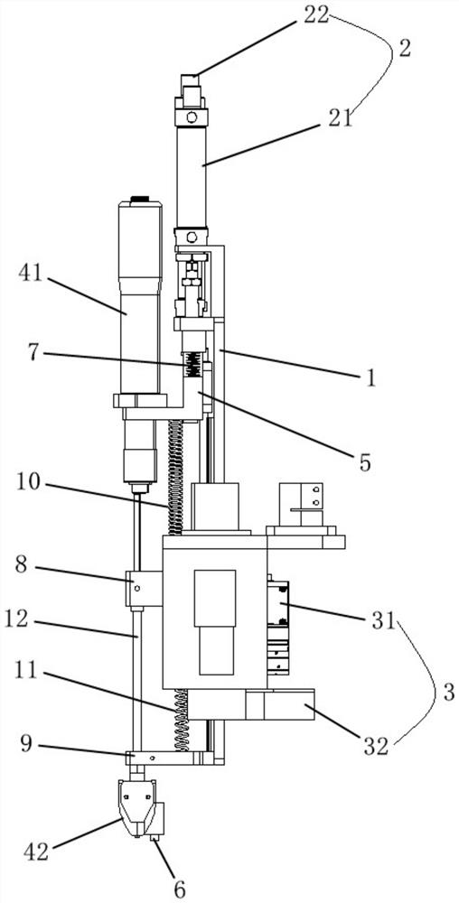 High-precision screw locking electric screwdriver and using method thereof