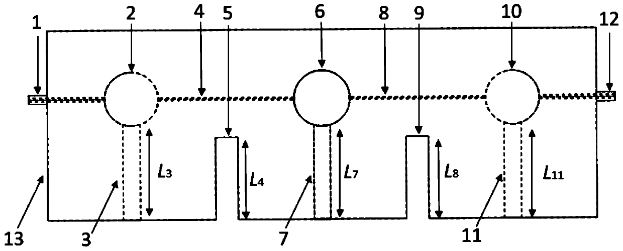 Dual-mode and dual-frequency coaxial cavity filter