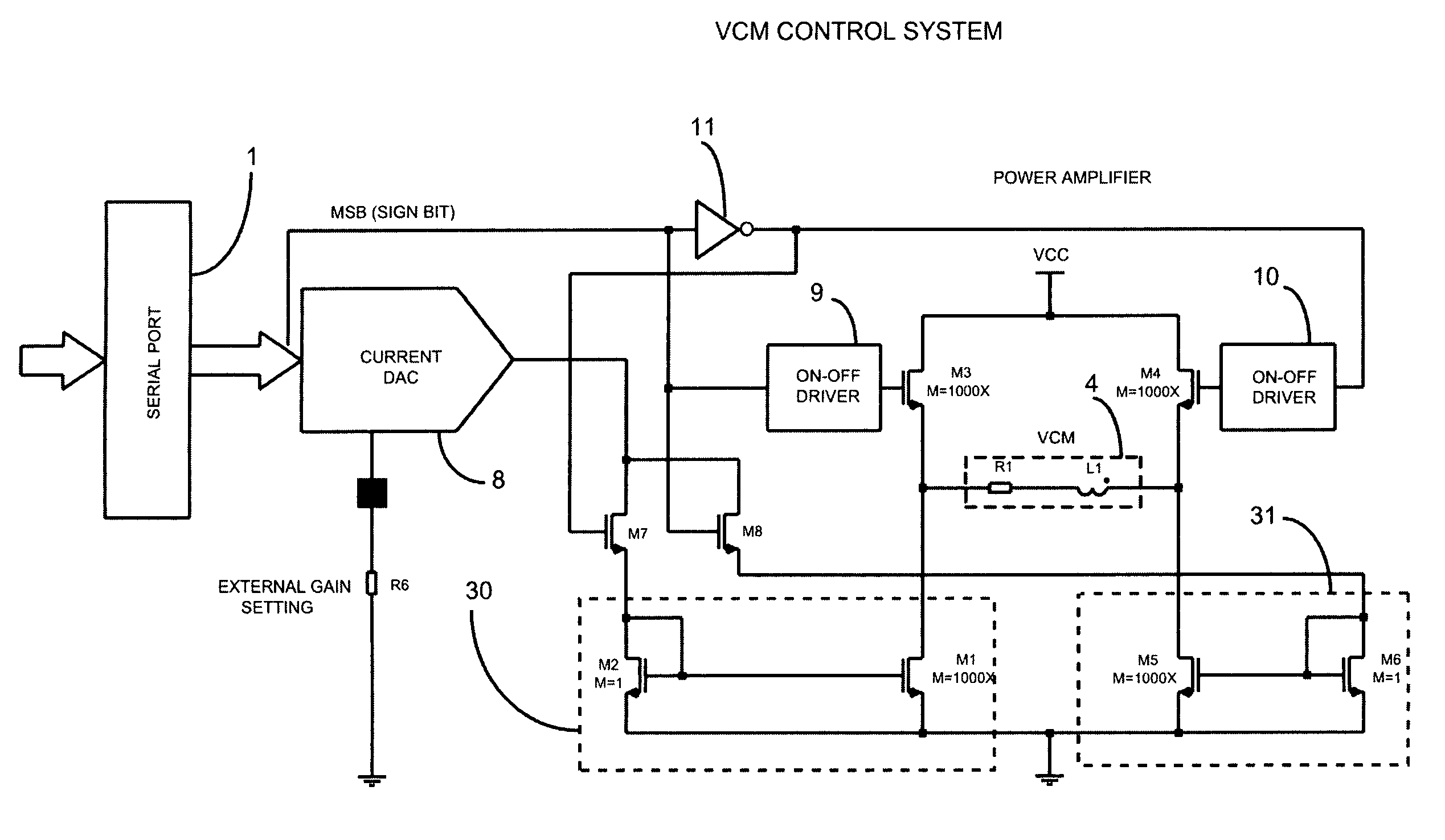 Imposed current motor drive