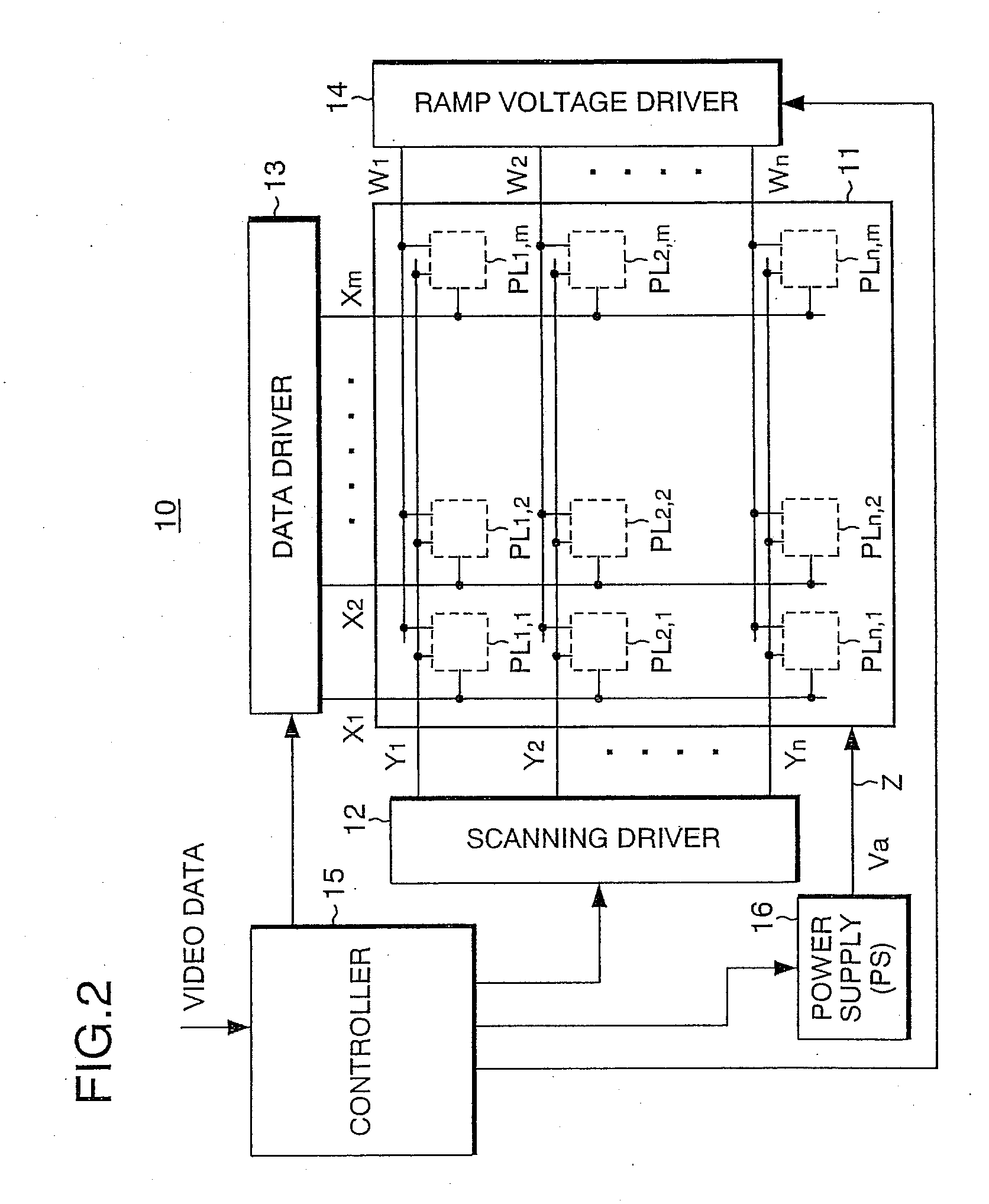 Active matrix display apparatus and driving method therefor