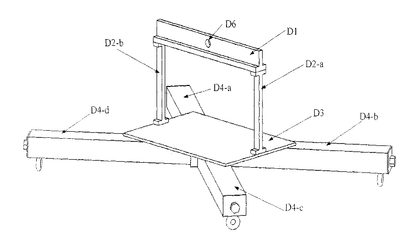 Single counterweight type automatic levelling spreader and using method thereof