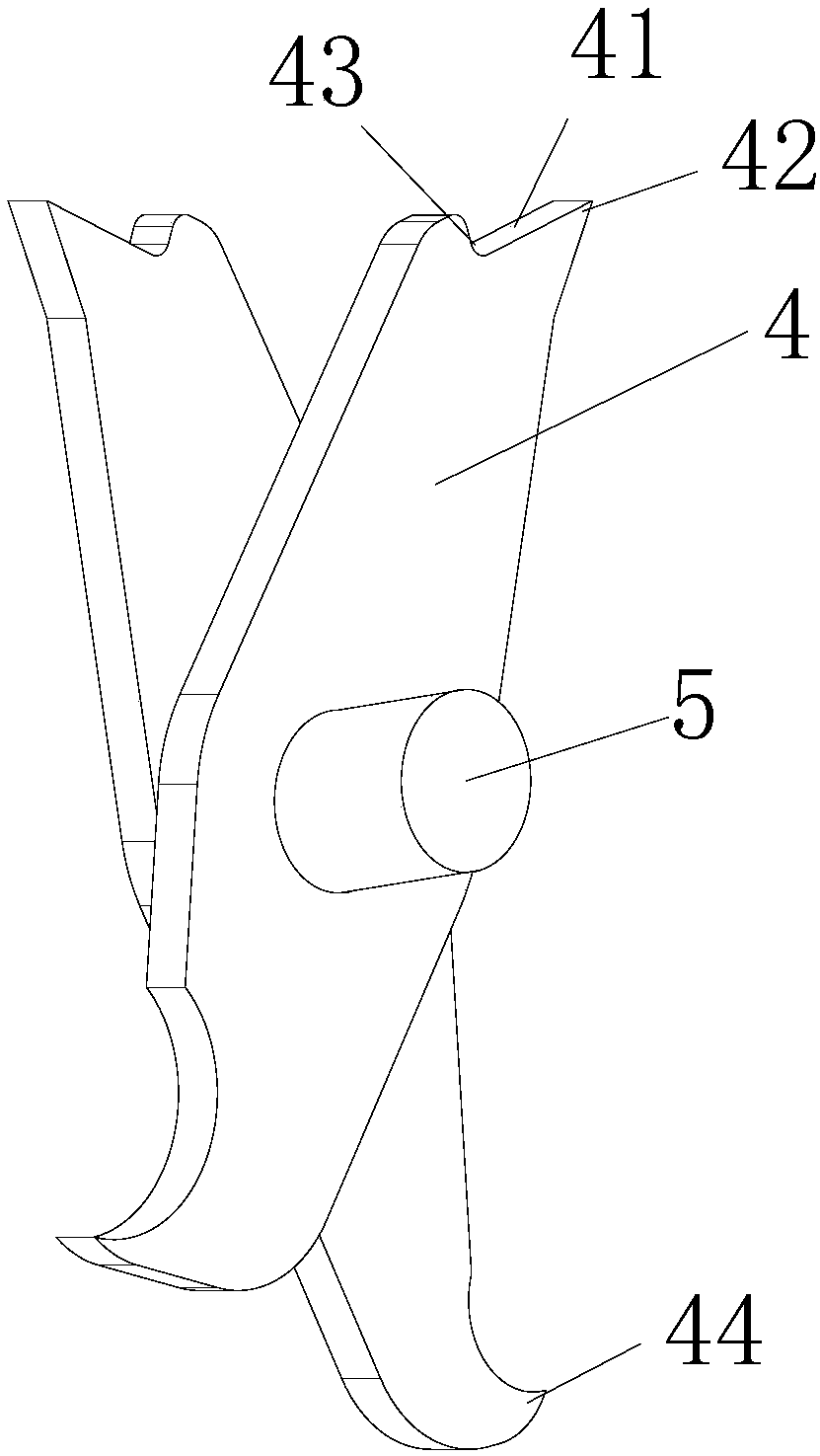 Hook type orthopedic bolt