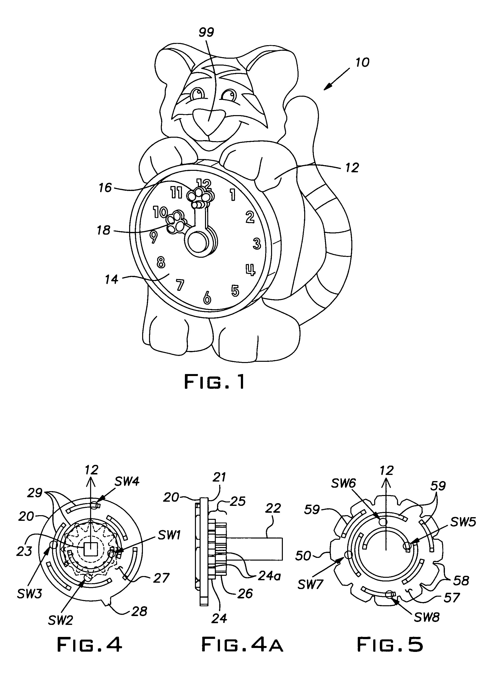 Device for teaching time