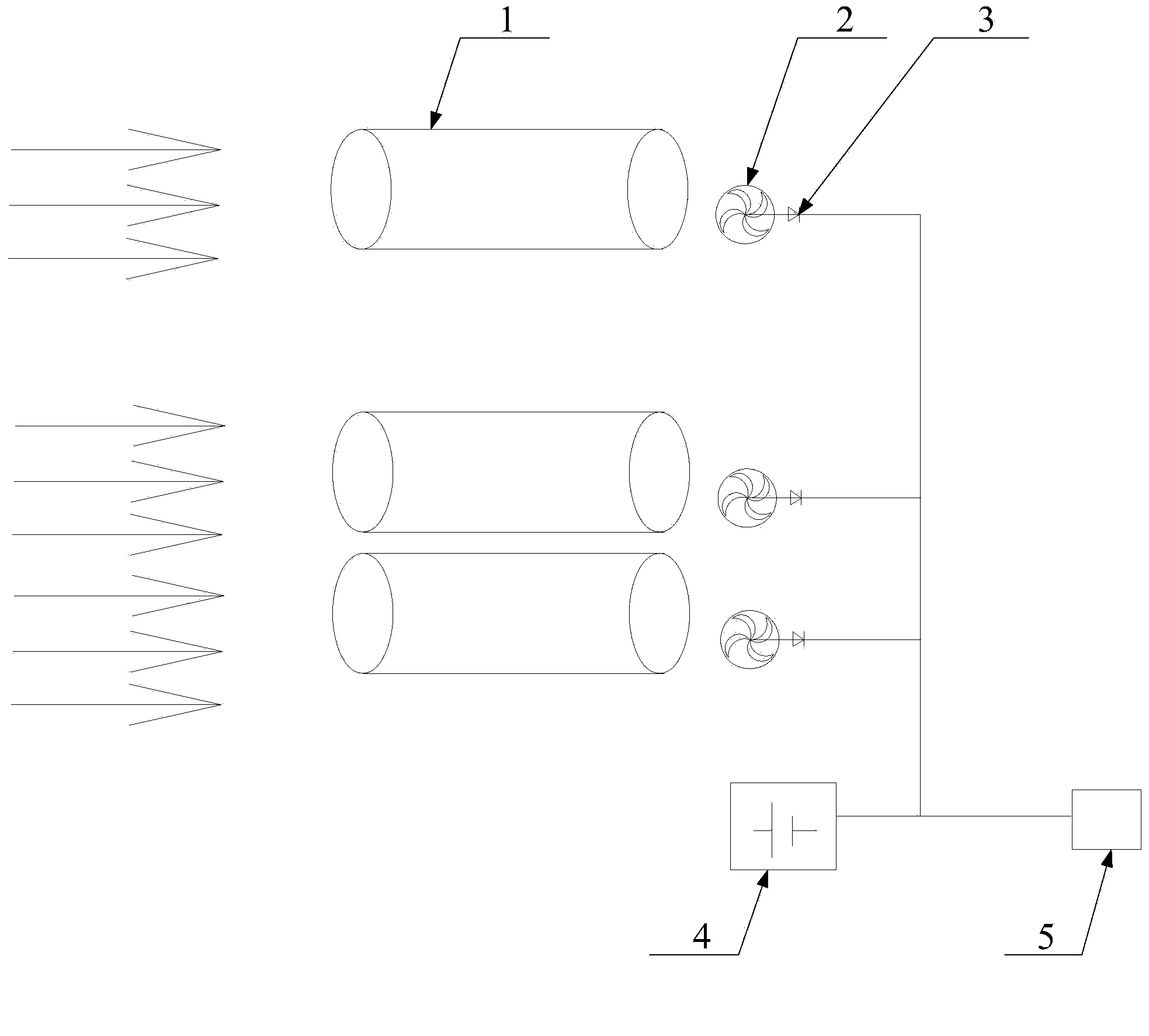 Central air conditioning system and indoor unit thereof