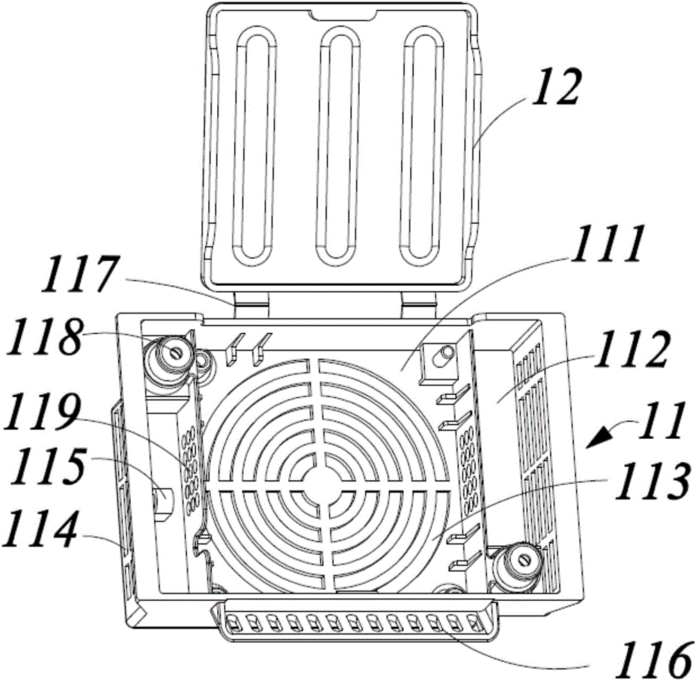 Integrated draught fan assembly