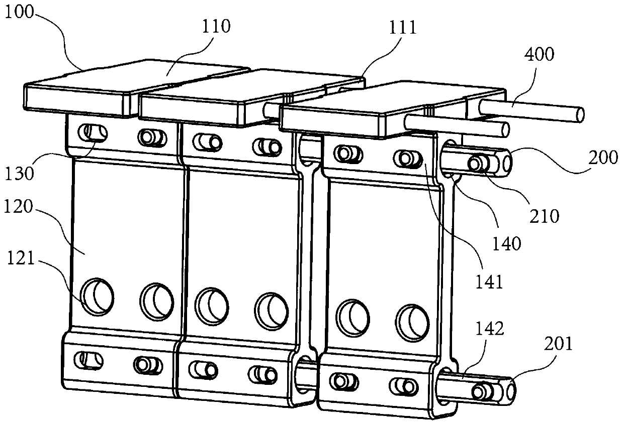 Track system for coal mine robot and omnidirectional deformation connecting structure of track system