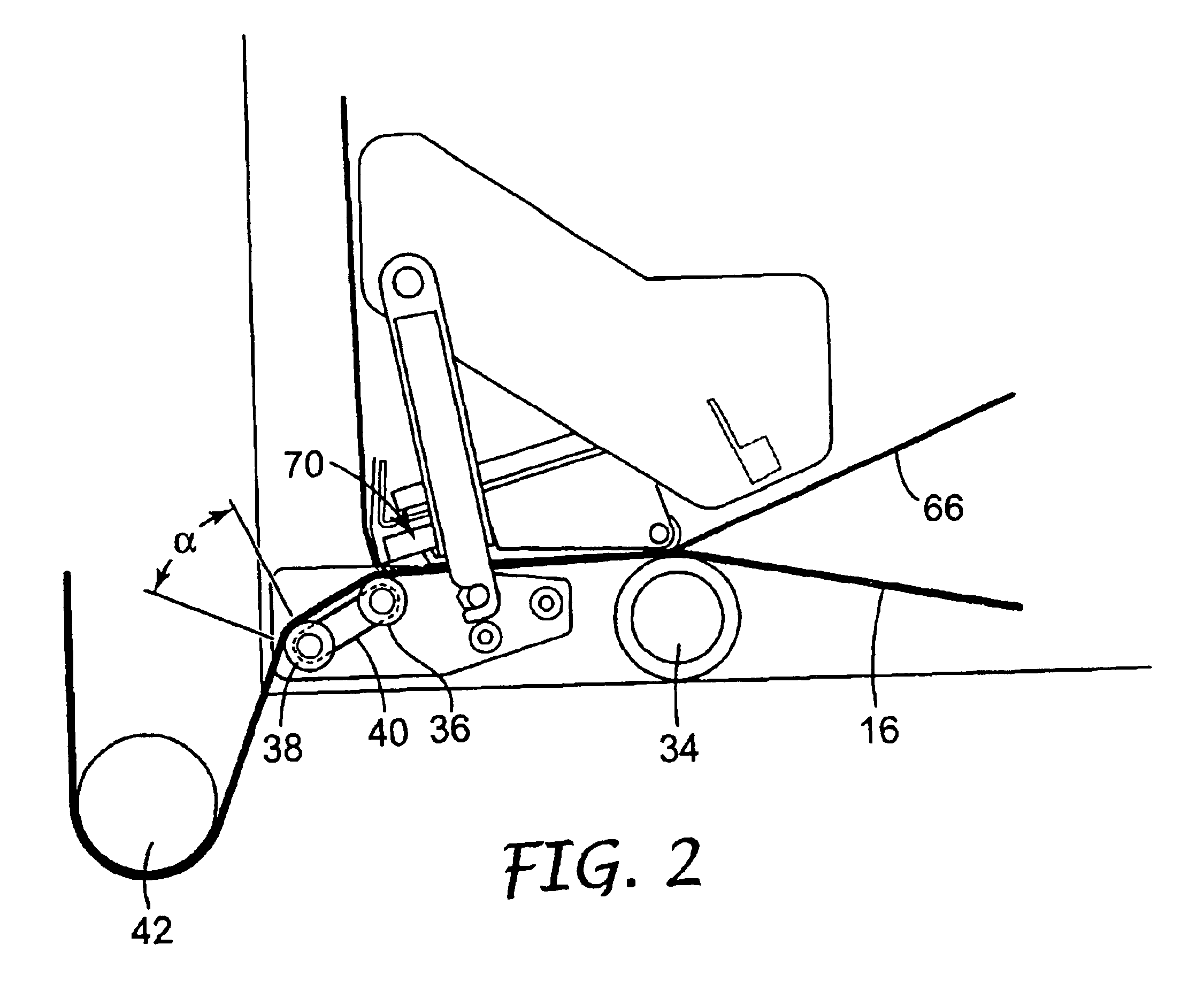 Apparatus and method for handling linerless label tape