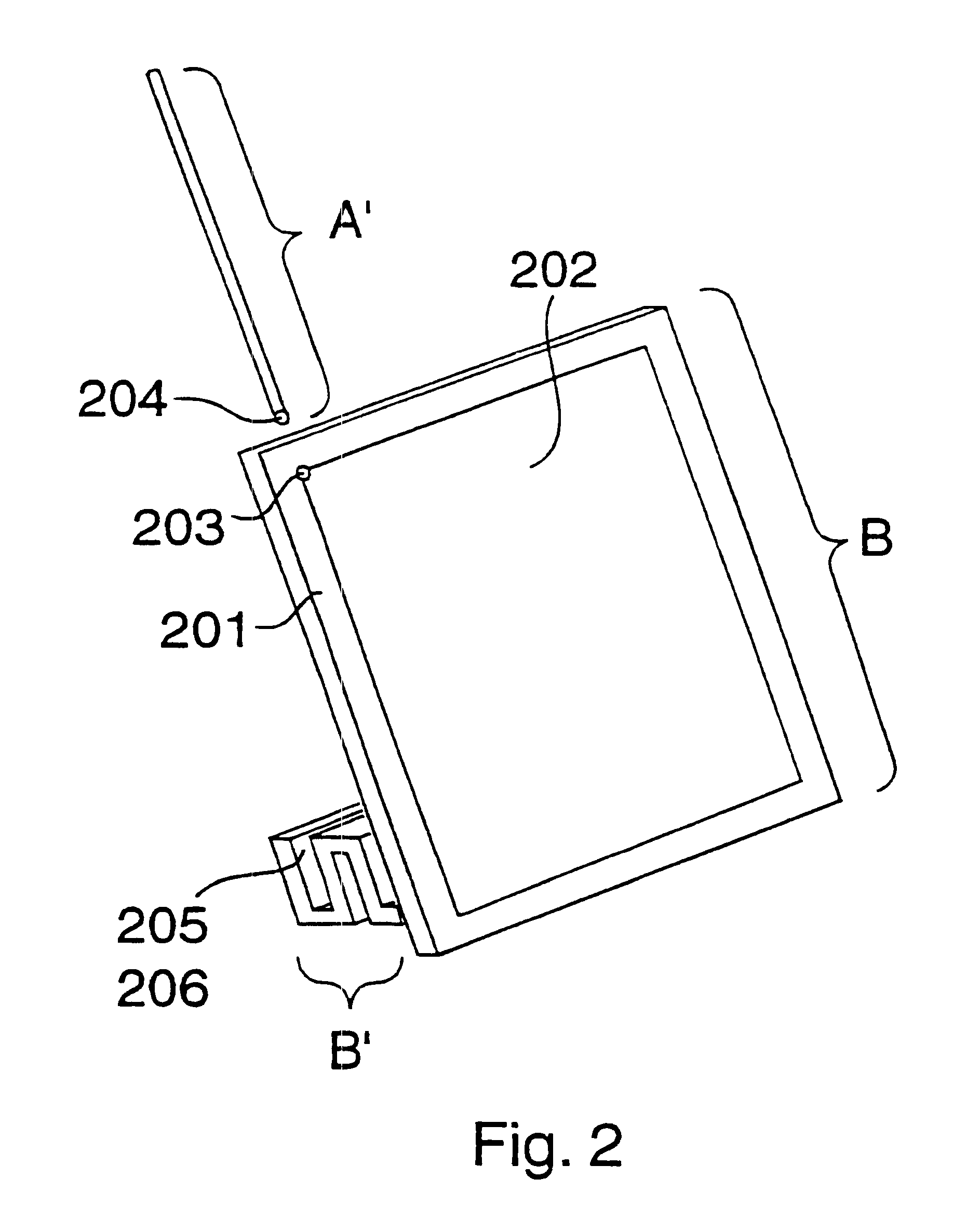 Ground extension arrangement for coupling to ground means in an antenna system, and an antenna system and a mobile radio device having such ground arrangement