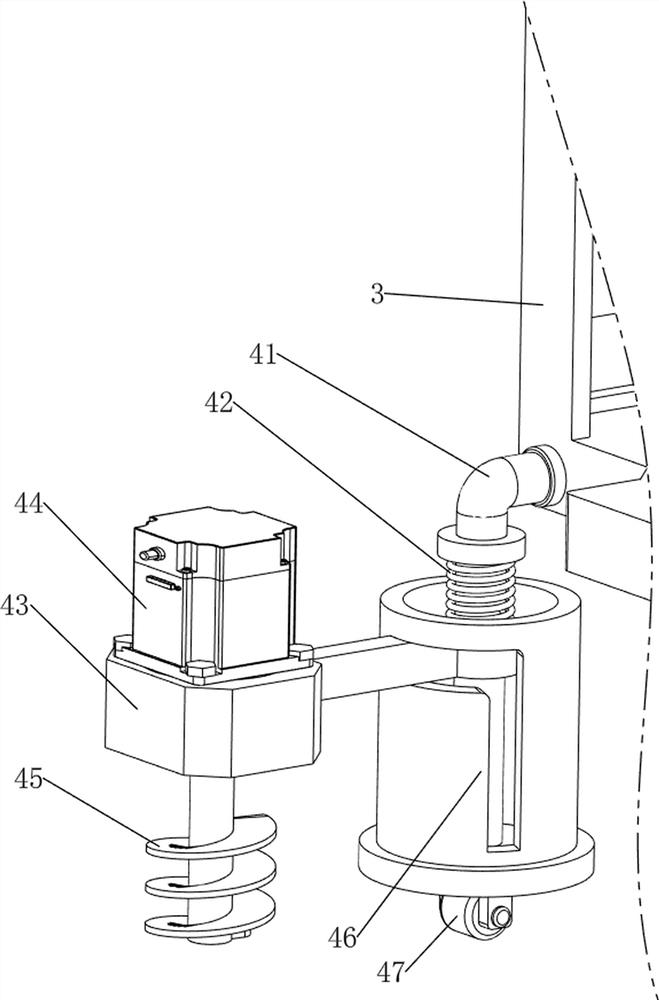 Municipal greening sapling planting device