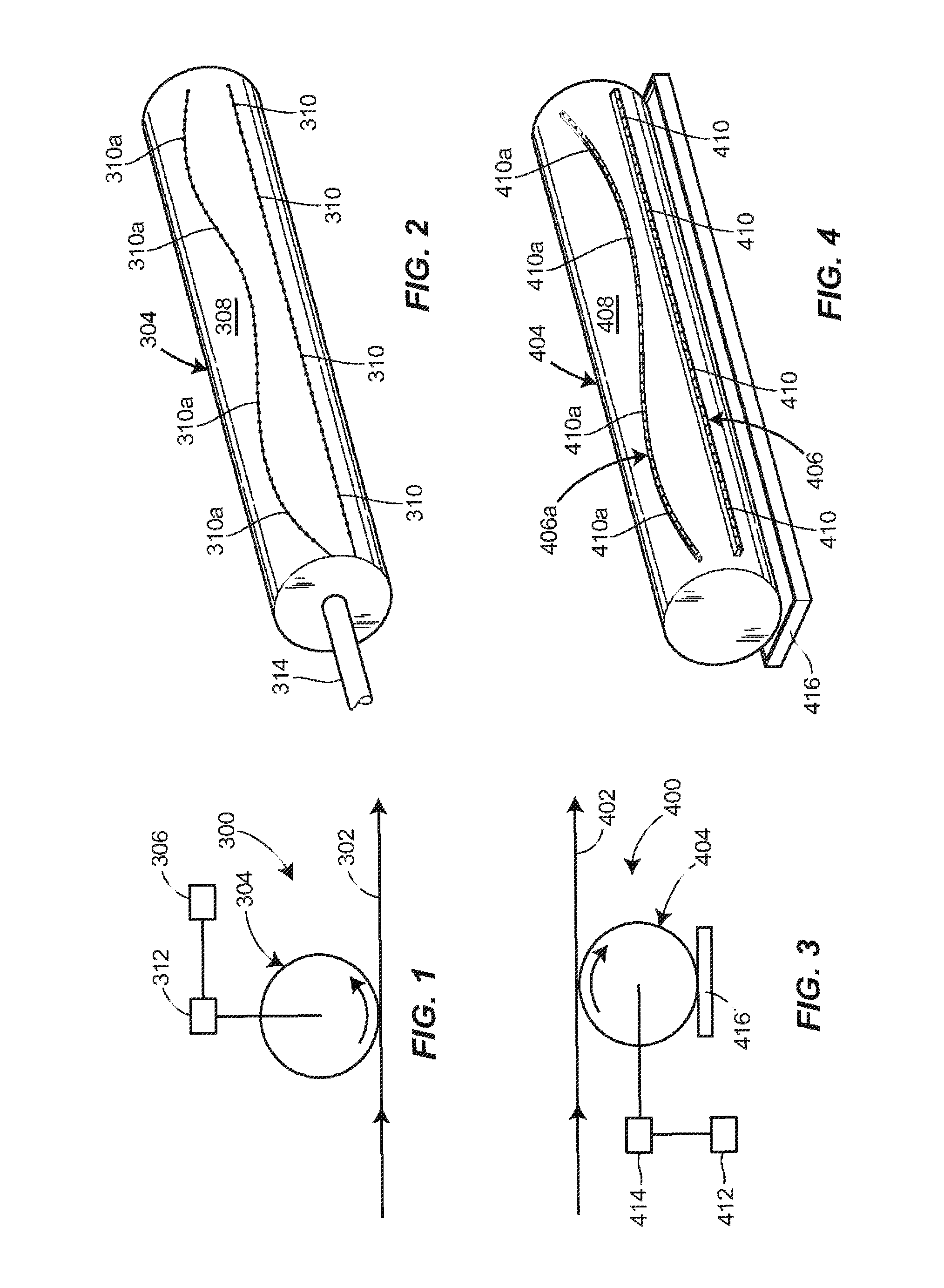 Apparatus for perforating a web material