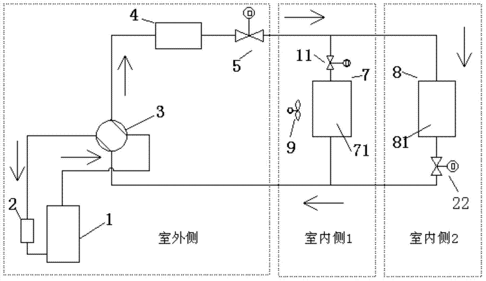 Air-conditioning system, air-conditioner and control method thereof