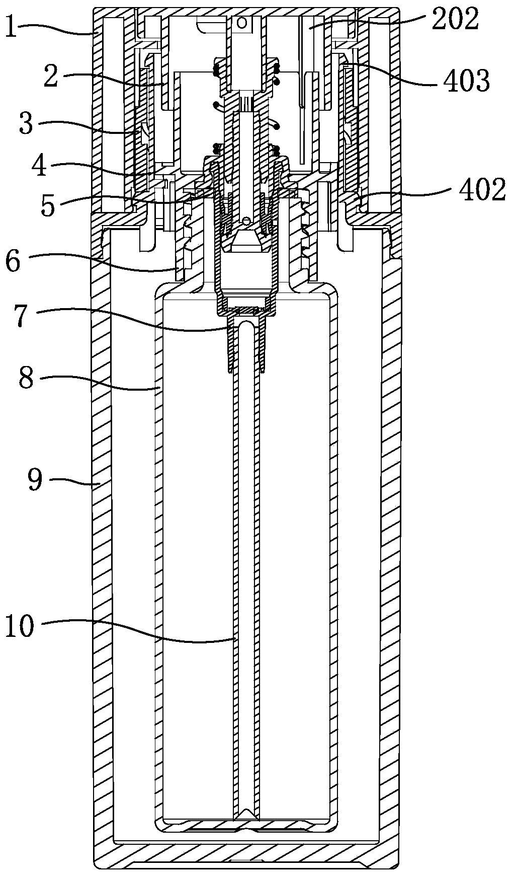 Antibacterial and anti-static rotary emulsion bottle and material preparation method thereof