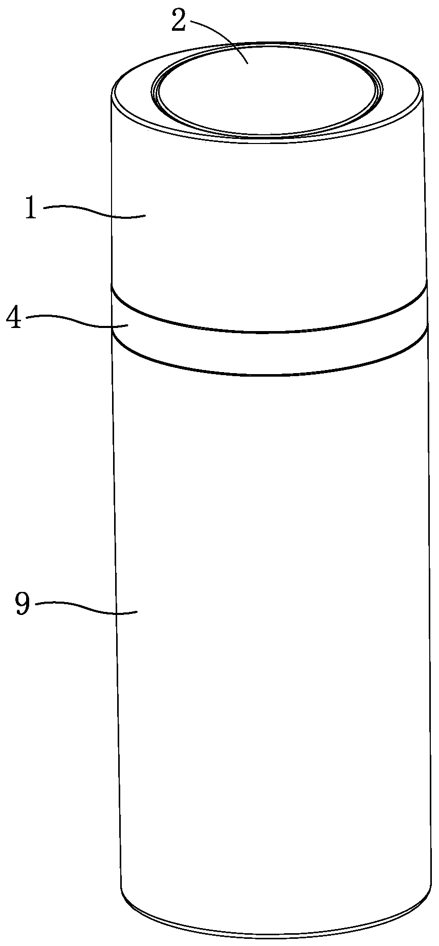 Antibacterial and anti-static rotary emulsion bottle and material preparation method thereof