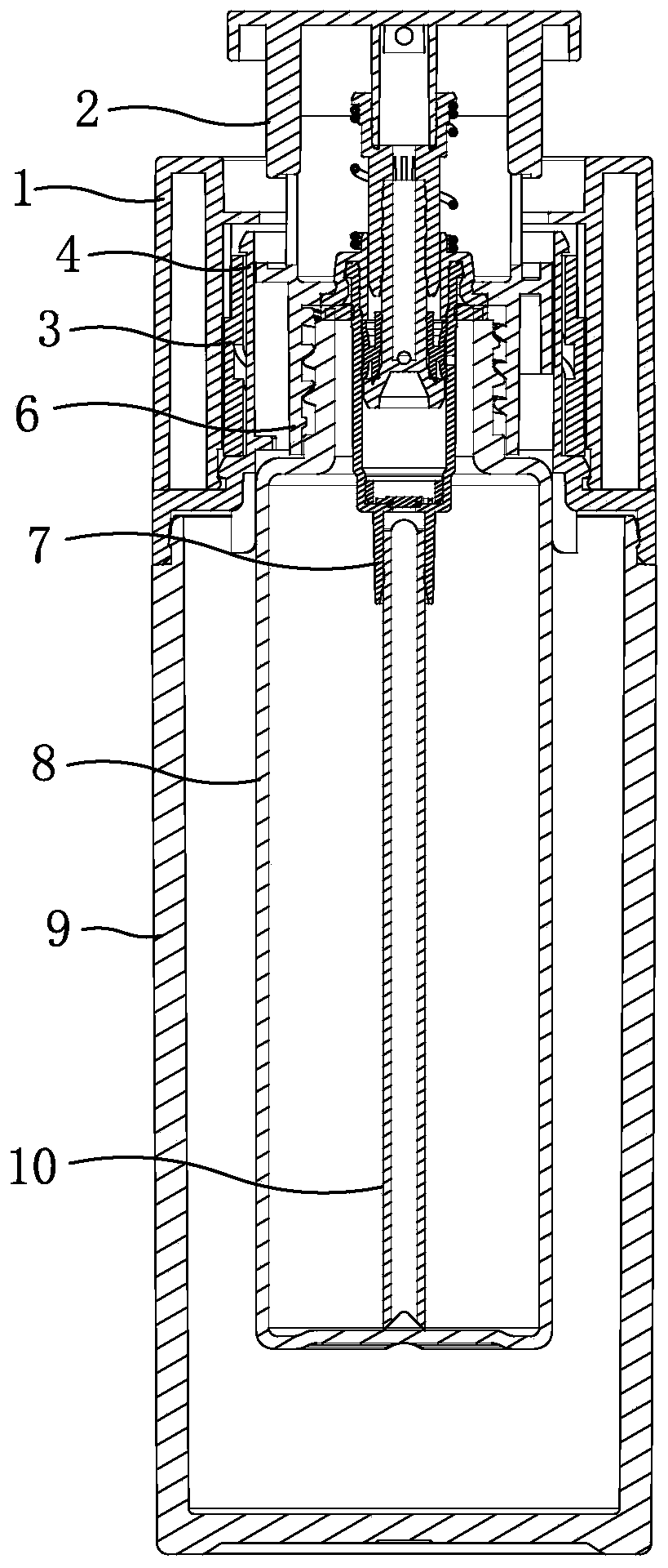 Antibacterial and anti-static rotary emulsion bottle and material preparation method thereof