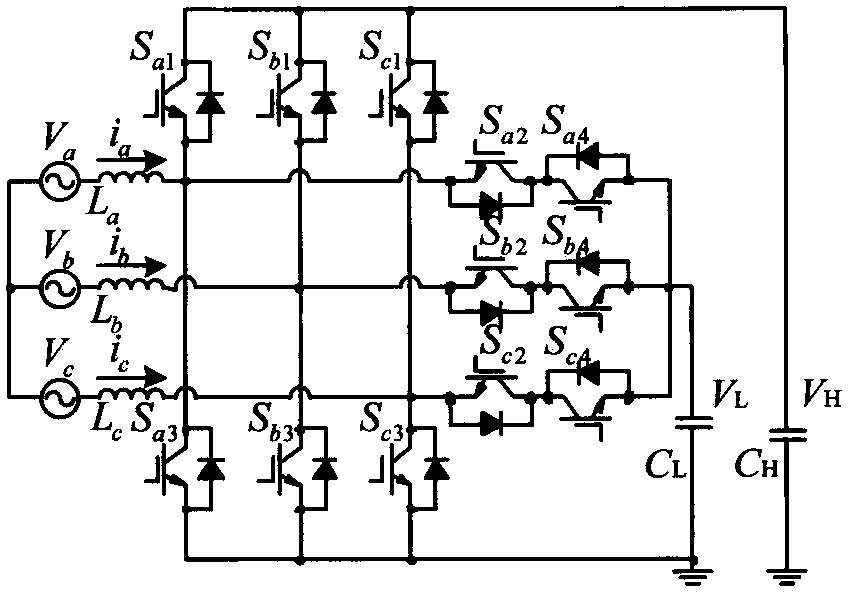 A kind of dual output rectifier control method